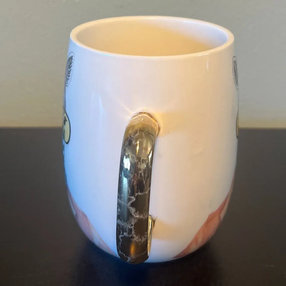 Pier 1 Imports ZEBRA Hipster Animal Wearing Aviator Sunglasses, Suit & Tie Mug